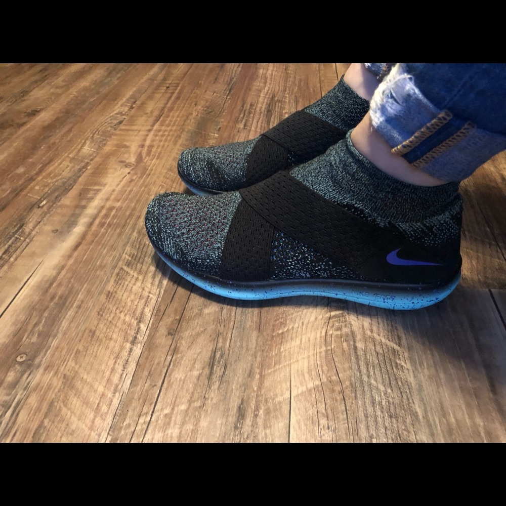 Nike Free motion flyknit Velcro multicolor